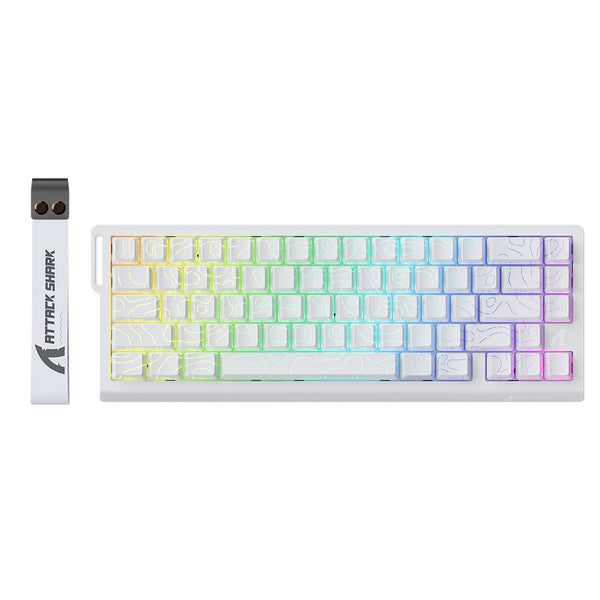 ATTACK SHARK X68 HE Rapid Trigger Keyboard Magnetic Switch - Bear Hugs