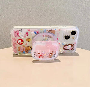 Kawaii Kitty Phone Case for iPhone 12/12pro max/13/13pro/13pro max/14/14pro/14pro max/15/15pro/15pro max/16/16pro/16pro max PN7034 - Bear Hugs