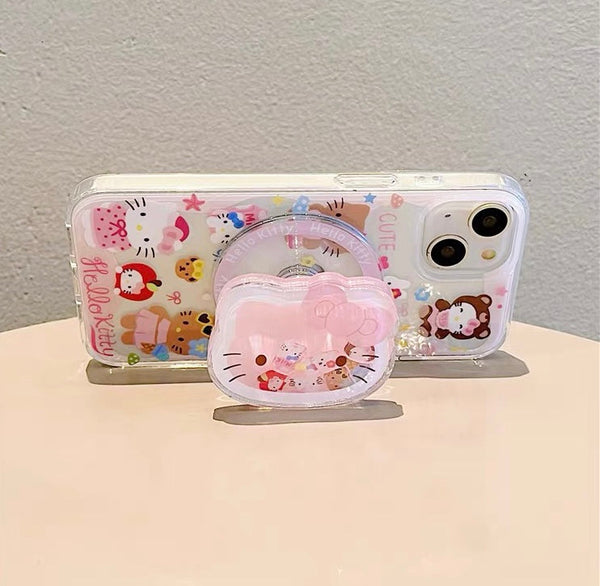 Kawaii Kitty Phone Case for iPhone 12/12pro max/13/13pro/13pro max/14/14pro/14pro max/15/15pro/15pro max/16/16pro/16pro max PN7034 - Bear Hugs