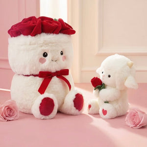Romantic Sheep Plush Rose Bouquet🌹 - Bear Hugs