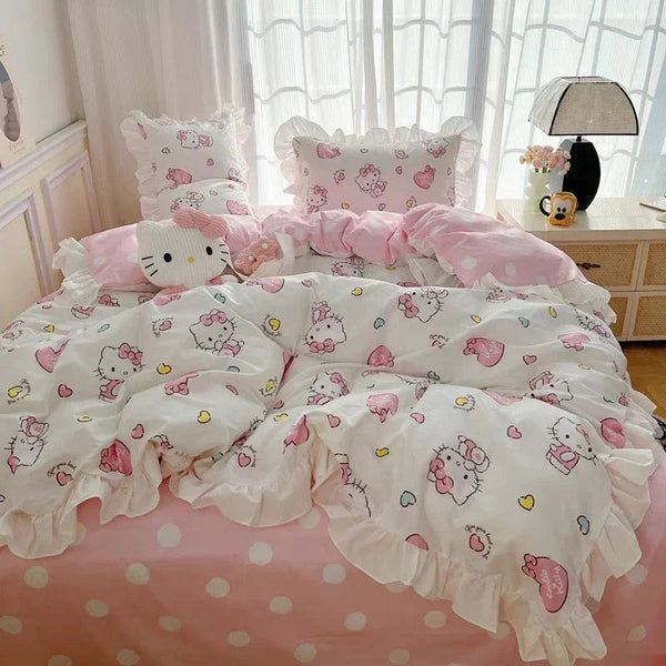 Kawaii Kitty Bedding Set PN6816 - Bear Hugs