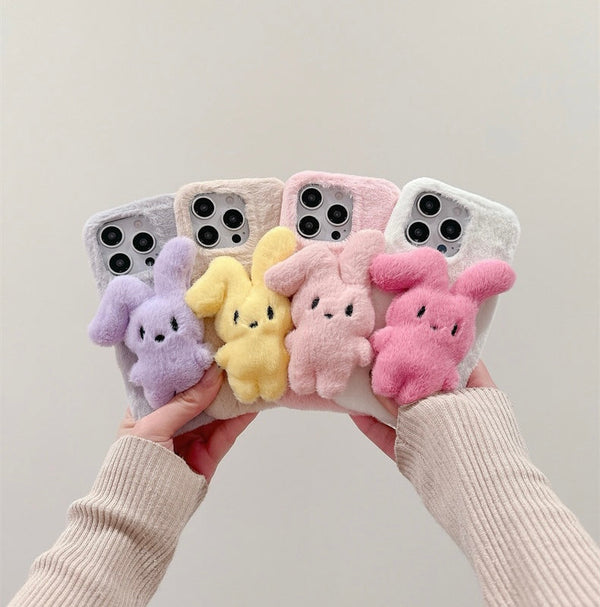 Rabbit Soft Phone Case for iPhone 11/11pro/11pro max/12/12pro/12pro max/13/13pro/13pro max/14/14pro/14plus/14pro max/15/15pro/15pro max/15plus/16/16pro/16pro max PN6863 - Bear Hugs
