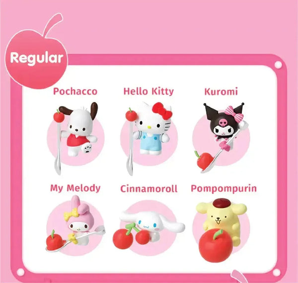 Sanrio Official Characters Sweet Cherry on Cup Beans Mini Series - Bear Hugs