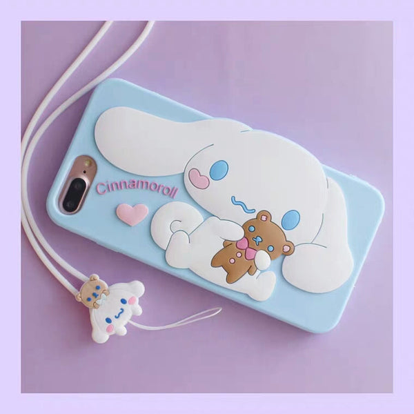 Cute Cinnamoroll Phone Case for iphone 6/6s/6plus/7/7plus/8/8P/X/XS/XR/XS Max/11/11pro/11pro max/12/12pro/12mini/12pro max/13/13pro/13pro max PN1068 - Bear Hugs