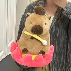 Capybara + lotus💓 - Bear Hugs