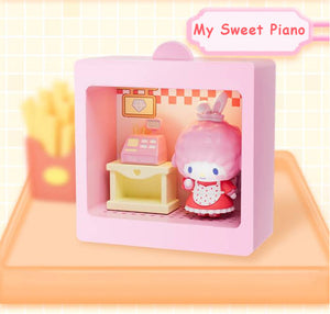 Sanrio Characters Light-Up Mini Box Diorama Blind Box Restaurant Theme - Bear Hugs