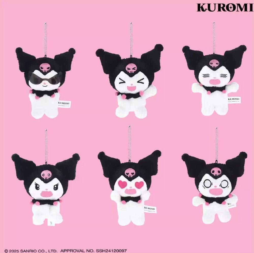 Kuromi Funny Face Plush Charm Blind Box - Bear Hugs