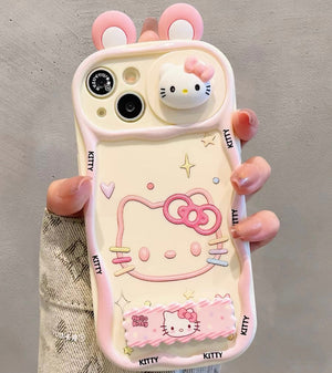 Kawaii Kitty Phone Case for iPhone 11/12/12pro max/13/13pro/13pro max/14/14pro/14pro max/15/15pro/15pro max/16/16pro/16pro max PN6980 - Bear Hugs