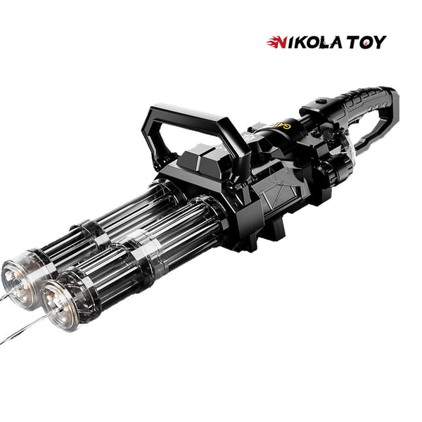 High Speed Shooting Dual Muzzle Gatling Water Gun Backpack (Muzzle LED) - Bear Hugs