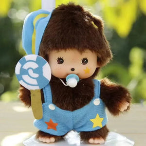 Paci Pals Monchichi Plush Keychain