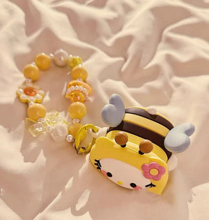 Kawaii Bee AirPods Case For Iphone PN6927 - Bear Hugs