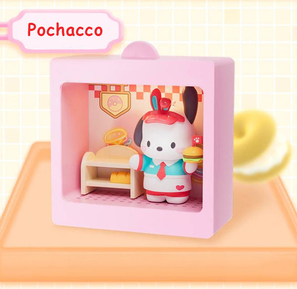 Sanrio Characters Light-Up Mini Box Diorama Blind Box Restaurant Theme - Bear Hugs