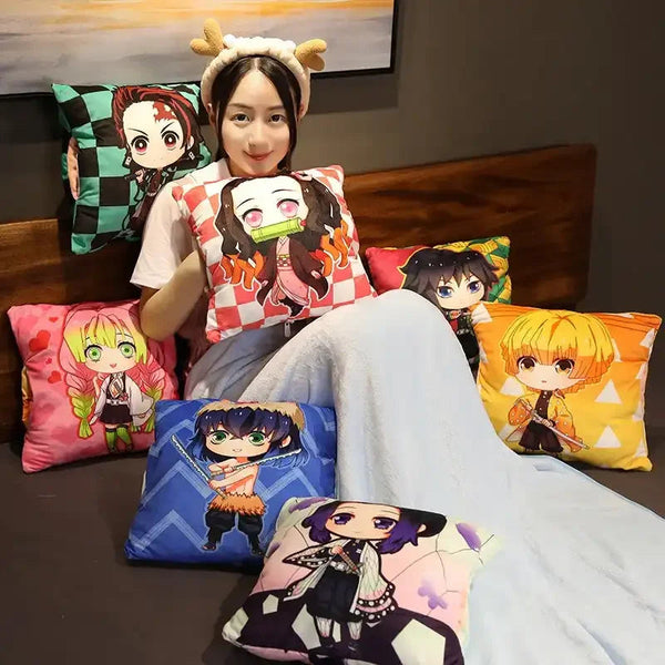 Demon Hunt 3 in 1 Pillow & Blanket