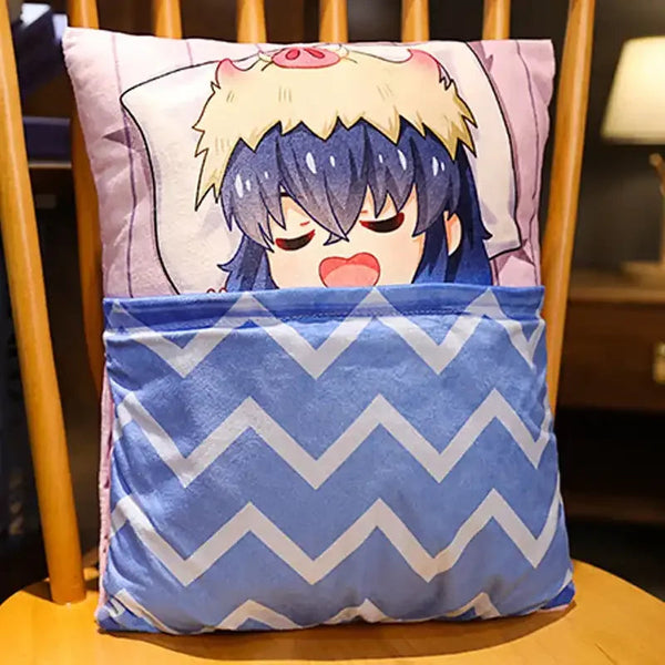 Demon Hunt 3 in 1 Pillow & Blanket
