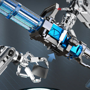 High Speed Shooting Dual Muzzle Gatling Water Gun Backpack (Muzzle LED) - Bear Hugs