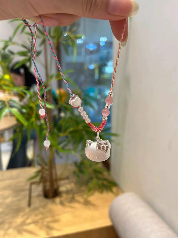 Hello Kitty Silver Charm Elite Necklace