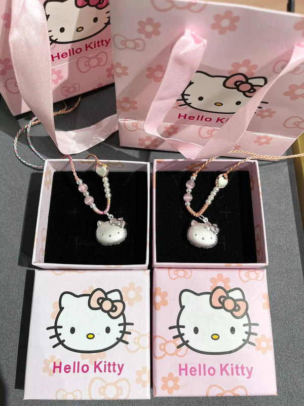 Hello Kitty Silver Charm Elite Necklace