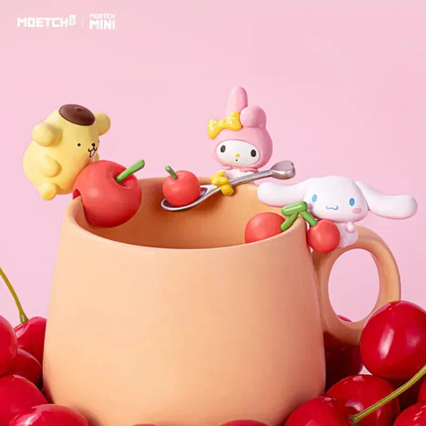 Sanrio Official Characters Sweet Cherry on Cup Beans Mini Series - Bear Hugs