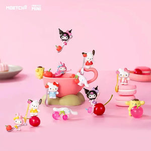 Sanrio Official Characters Sweet Cherry on Cup Beans Mini Series - Bear Hugs