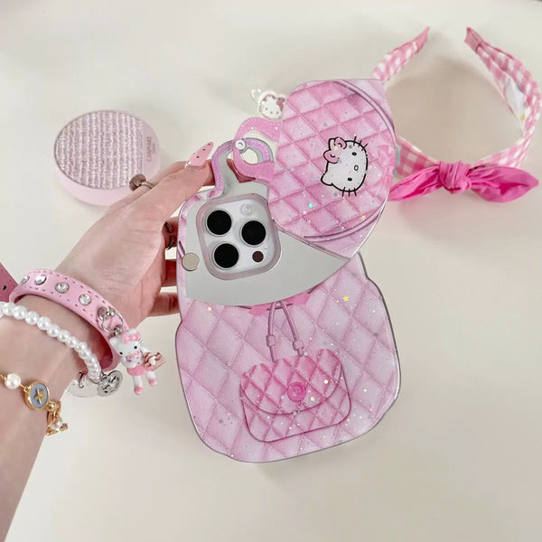 Hello Kitty Quilted Vanity Case (For iPhone)