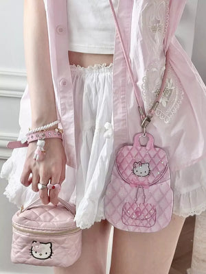 Hello Kitty Quilted Vanity Case (For iPhone)