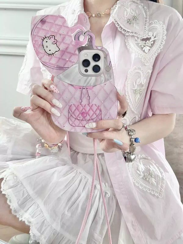 Hello Kitty Quilted Vanity Case (For iPhone)