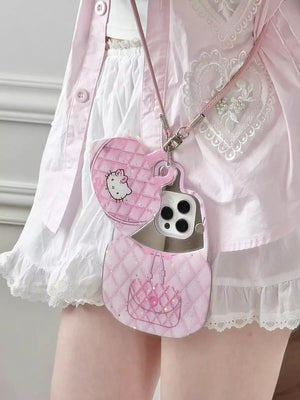 Hello Kitty Quilted Vanity Case (For iPhone)