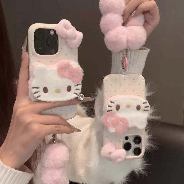 Kawaii Kitty Phone Case for iPhone 11/11pro max/12/12pro max/13/13pro/13pro max/14/14pro/14pro max/15/15pro/15pro max/16/16pro/16pro max PN6931 - Bear Hugs