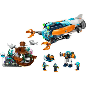 Lego City Deep-Sea Explorer Submarine - Bear Hugs