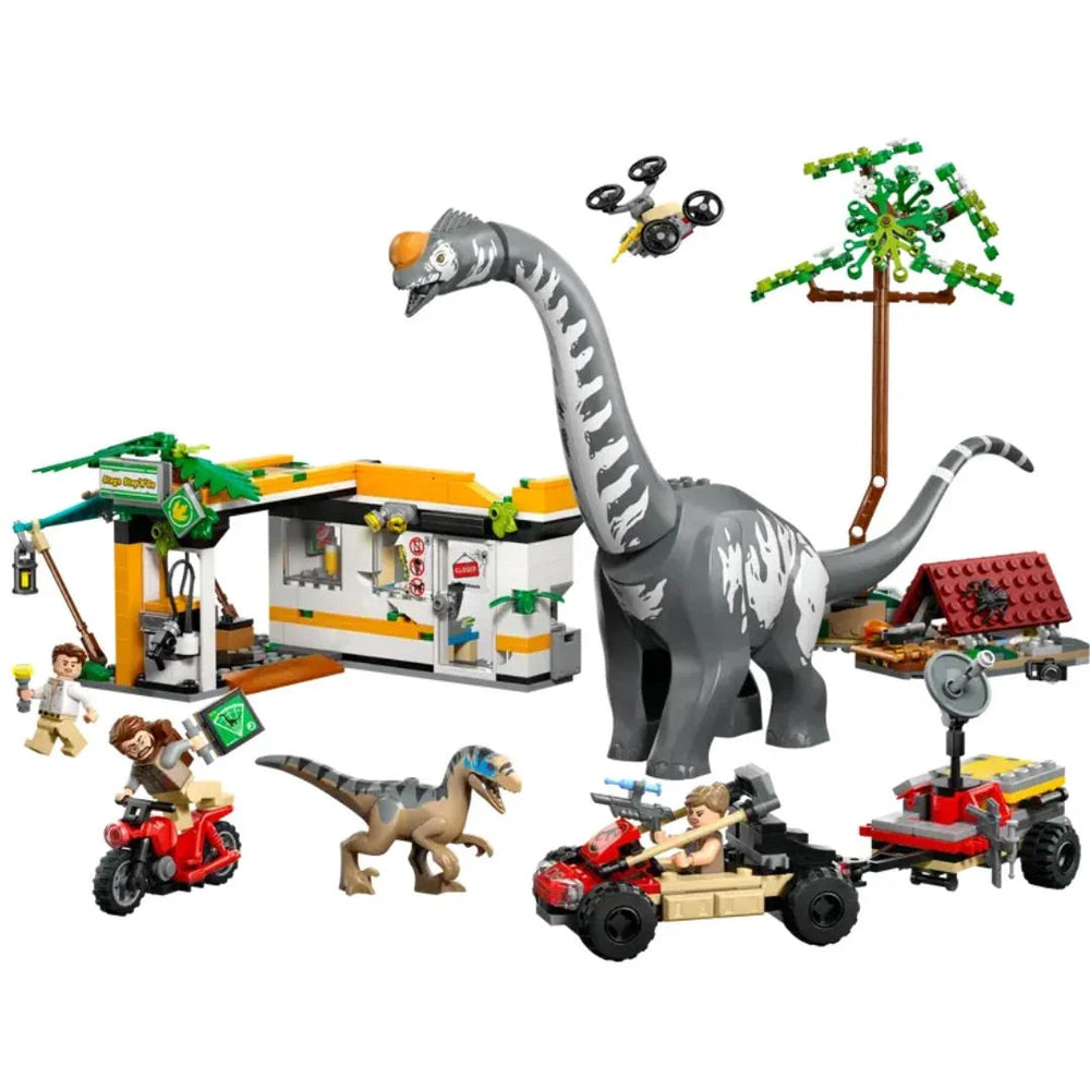Jurassic Park Jurassic World Raptor & Titanosaurus Tracking Mission By Lego - Bear Hugs