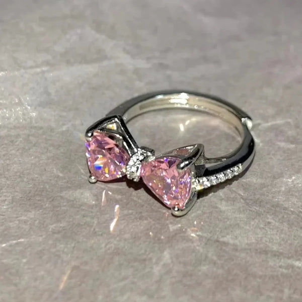 Hello Kitty Pink Bow Promise Ring - Bear Hugs