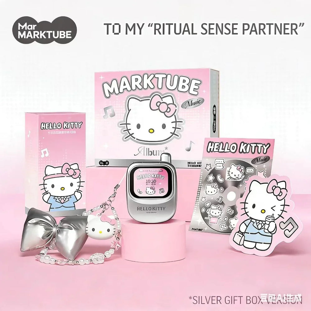 Hello Kitty Smart Screen Bluetooth Earphones Gift Set - Bear Hugs