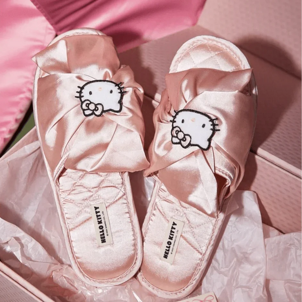 Hello Kitty Satin Slippers of Grace - Bear Hugs