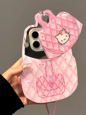Hello Kitty Quilted Vanity Case (For iPhone)