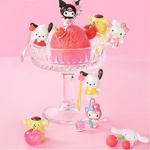 Sanrio Official Characters Sweet Cherry on Cup Beans Mini Series - Bear Hugs