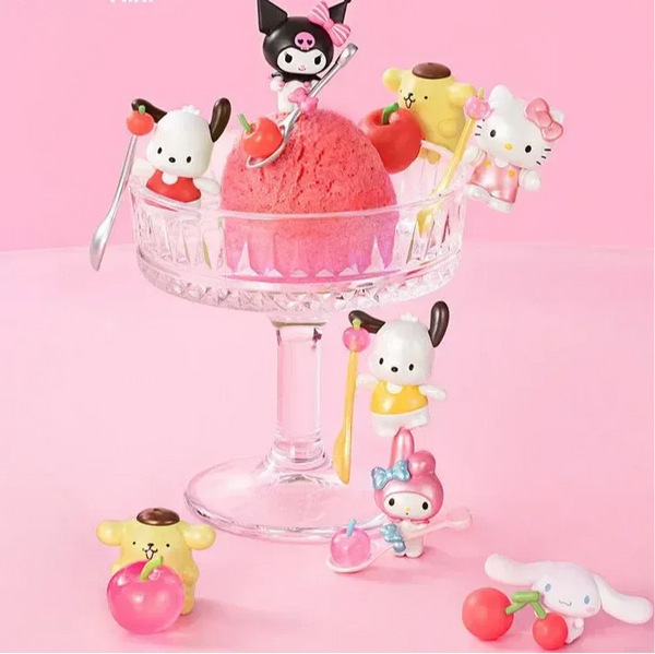 Sanrio Official Characters Sweet Cherry on Cup Beans Mini Series - Bear Hugs