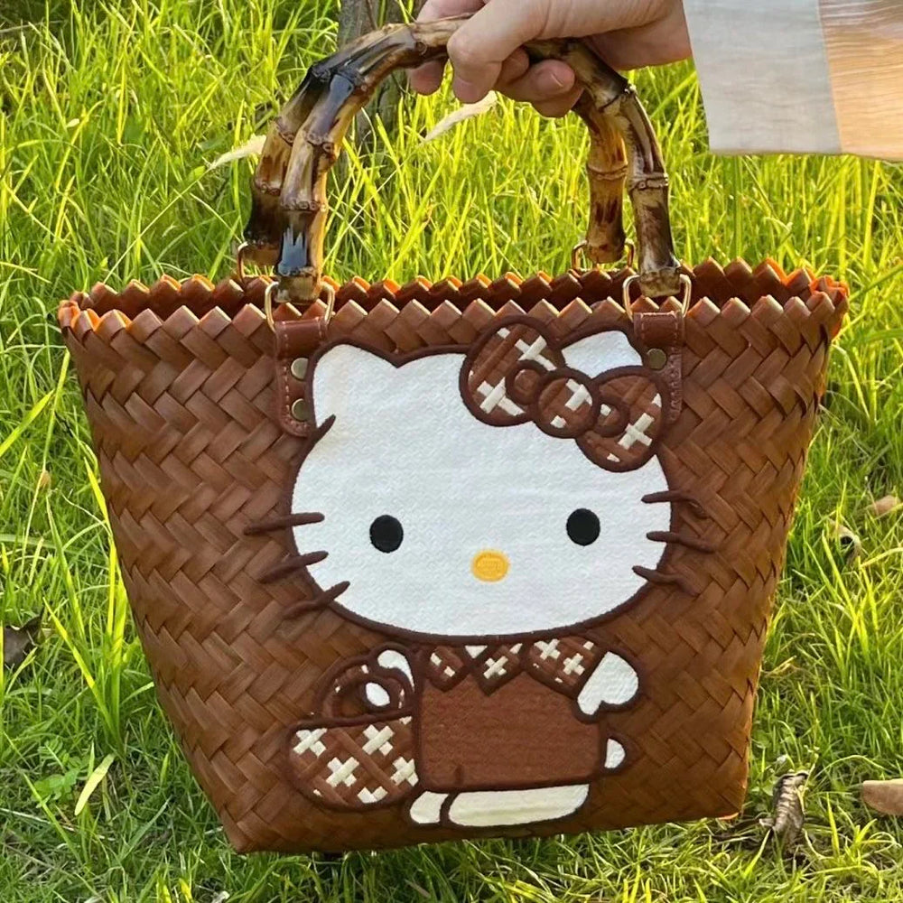 Hello Kitty Limited Edition Woven Handbag - Bear Hugs