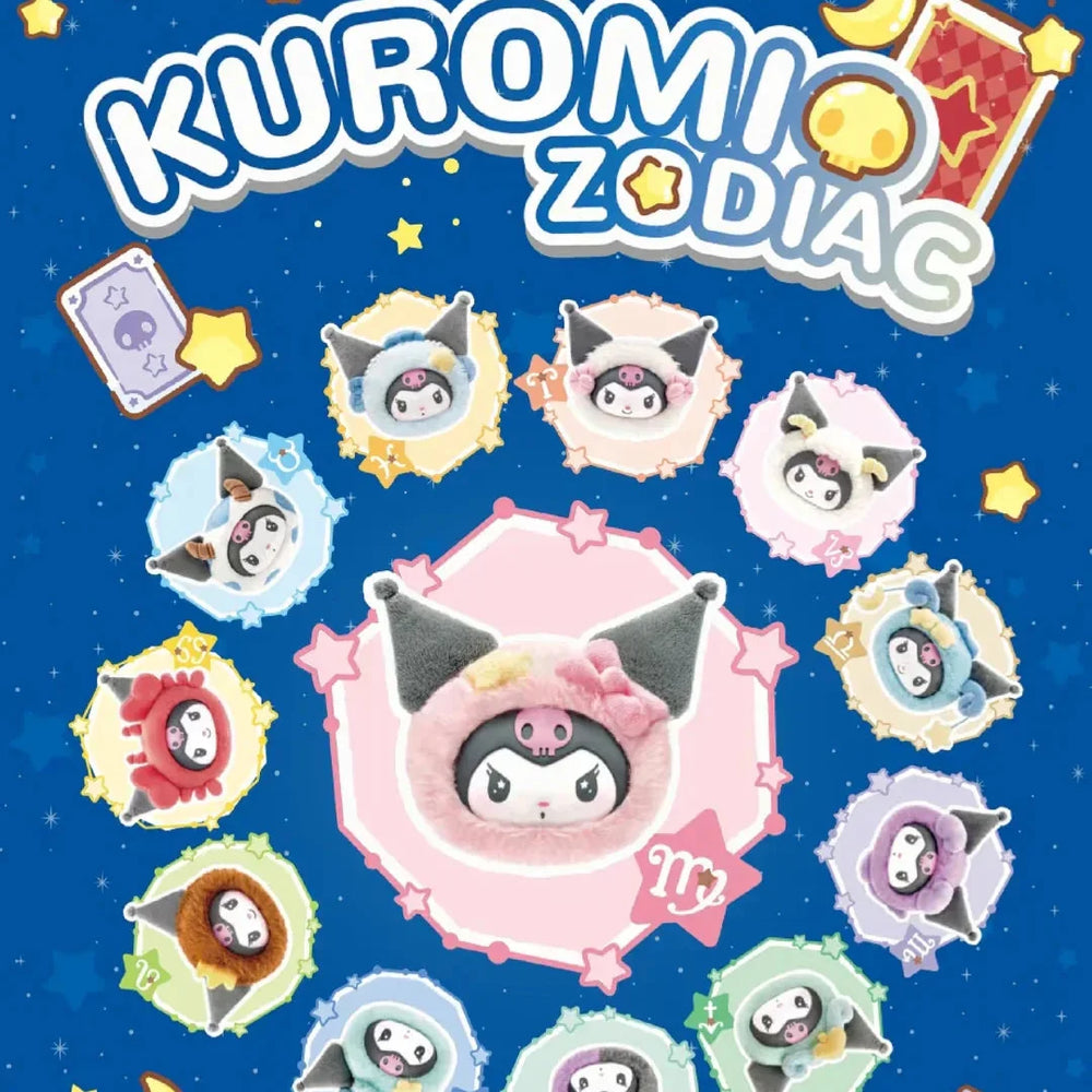 Kuromi Zodiac Series Plush Charm Blind Box