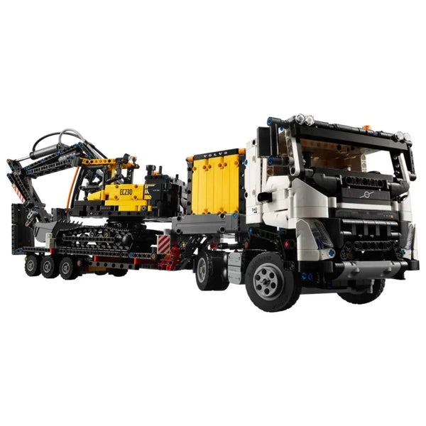 Lego Technic Volvo Fmx Truck & Ec230 Electric Excavator - Bear Hugs