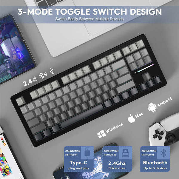 ATTACK SHARK M87 PRO Wireless Mechanical Keyboard