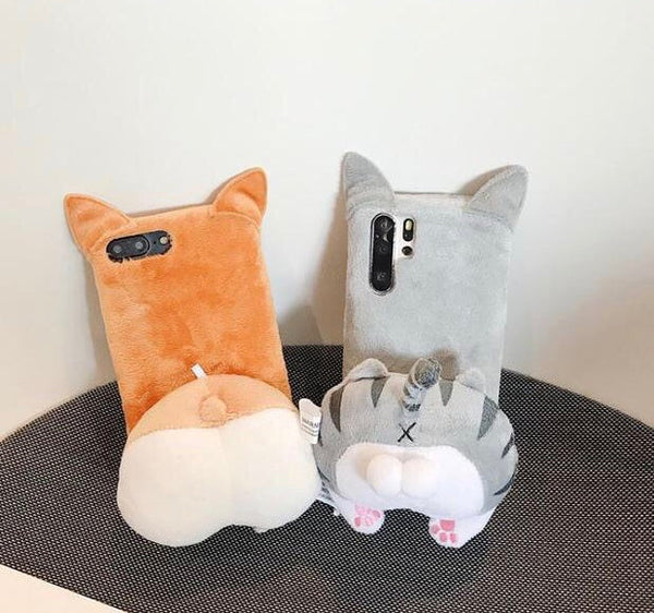Kawaii Corgi Phone Case for iPhone 6/6s/6splus/7/7plus/8/8P/X/XS/XR/XS Max/11/11pro/11pro max PN2299 - Bear Hugs