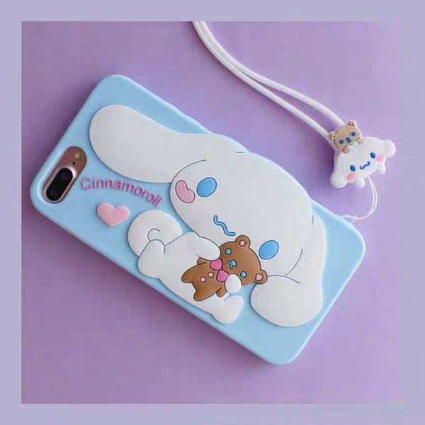 Cute Cinnamoroll Phone Case for iphone 6/6s/6plus/7/7plus/8/8P/X/XS/XR/XS Max/11/11pro/11pro max/12/12pro/12mini/12pro max/13/13pro/13pro max PN1068 - Bear Hugs