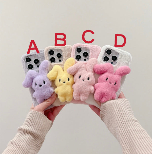 Rabbit Soft Phone Case for iPhone 11/11pro/11pro max/12/12pro/12pro max/13/13pro/13pro max/14/14pro/14plus/14pro max/15/15pro/15pro max/15plus/16/16pro/16pro max PN6863 - Bear Hugs