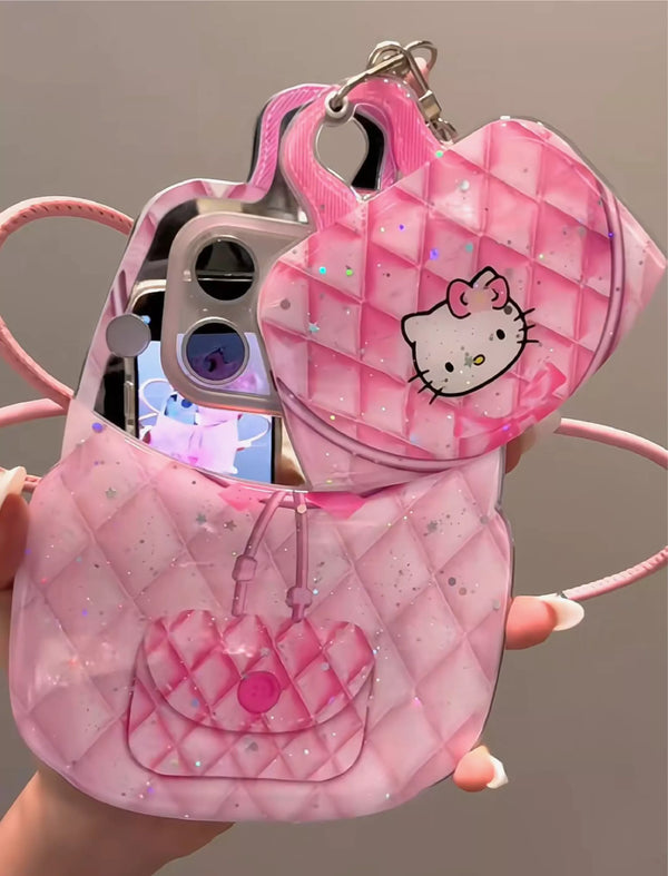 Hello Kitty Quilted Vanity Case (For iPhone)