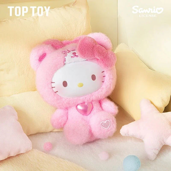 Hello Kitty Teddy Pajamas Plush Keychain - Bear Hugs