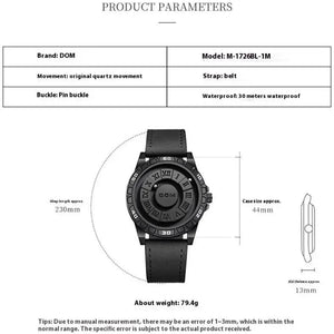 DOM Rotating Dial Bezel Watch