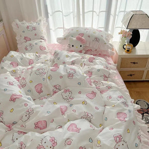 Kawaii Kitty Bedding Set PN6816 - Bear Hugs