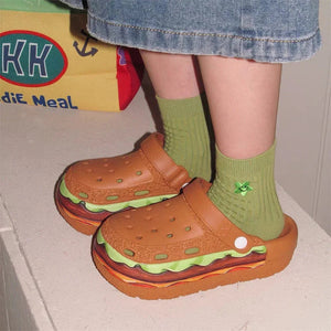 Kawaii Hamburger Slippers PN7099 - Bear Hugs