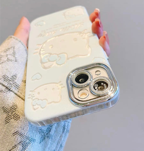 Kawaii Kitty Phone Case for iPhone 11/12/12pro max/13/13pro/13pro max/14/14pro/14pro max/15/15pro/15pro max/16/16pro/16pro max PN6981 - Bear Hugs