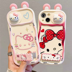 Kawaii Kitty Phone Case for iPhone 11/12/12pro max/13/13pro/13pro max/14/14pro/14pro max/15/15pro/15pro max/16/16pro/16pro max PN6980 - Bear Hugs